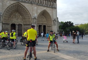 In front of Notre Dame