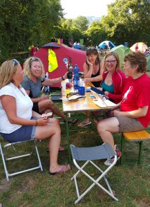 refreshments in camp