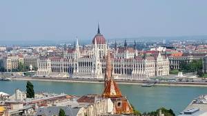 The view from Buda, looking over the Danube
