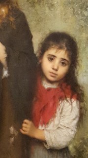 Painting of little girl