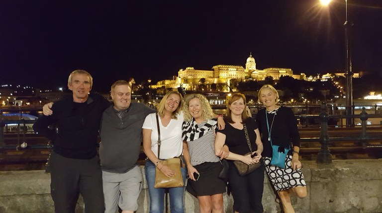 the gang in Budapest