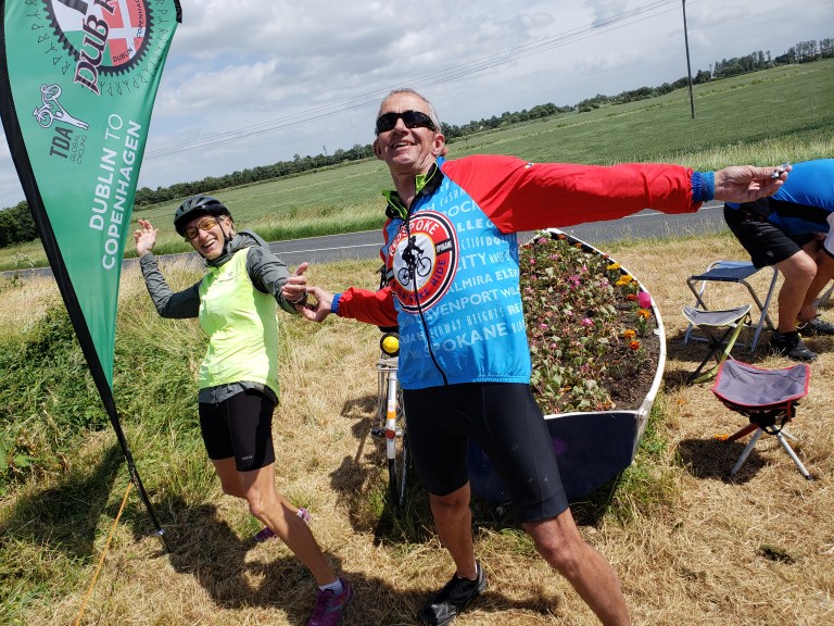 windy day into Cambridge